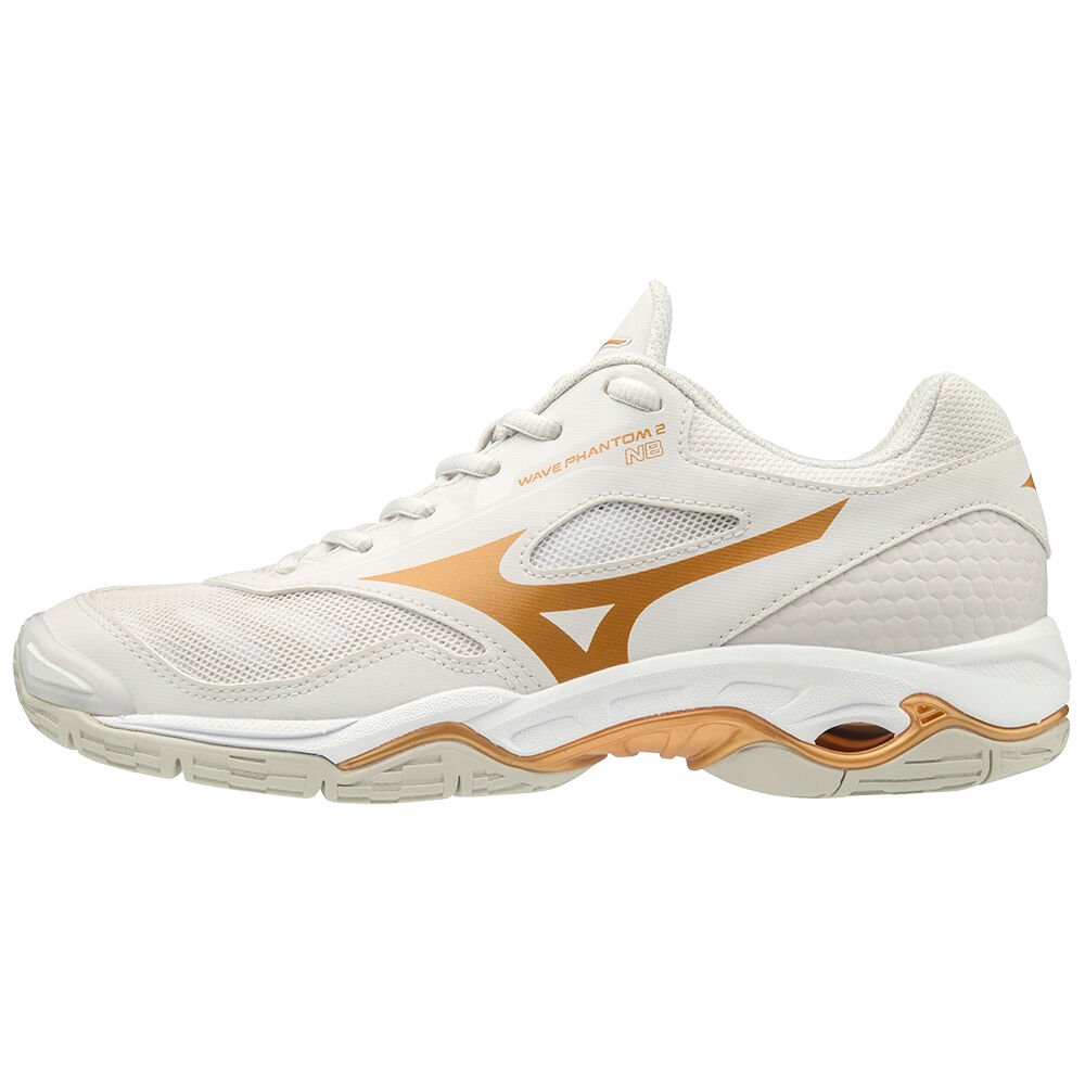 Mizuno Women's Training Shoes WAVE PHANTOM 2 NB White - AQOMIJK-47